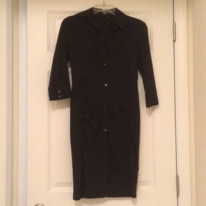 Express button up dress